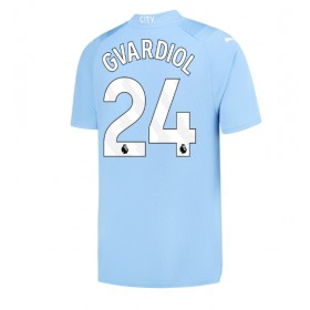 Manchester City Josko Gvardiol #24 Hemmakläder 2023-24 Kortärmad
